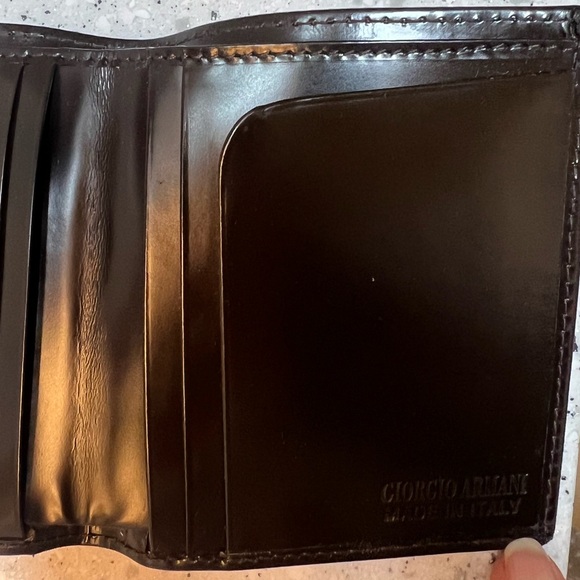 Giorgio Armani Men’s Wallet - Dark Brown - Picture 5 of 8